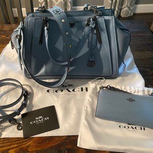 Coach Dreamer Leather/Suede Bag + wallet + straps